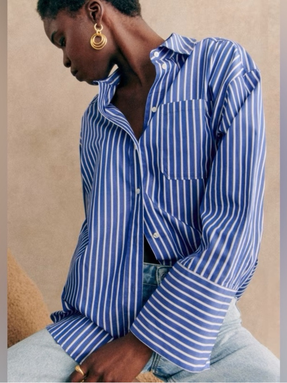 Sezane Bilma button up blouse. NWOT